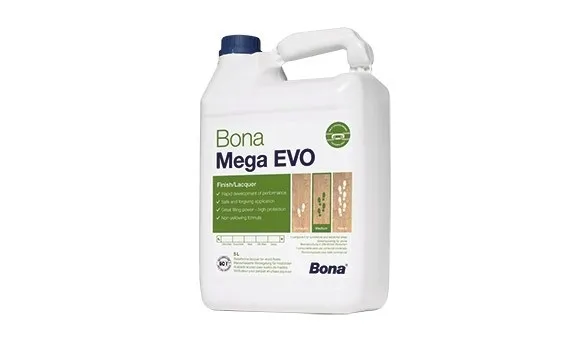 BONA MEGA EVO- LAKIER DO PODŁÓG DREWNIANYCH - PÓŁMAT - 5L