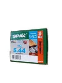 spax-5x44-wkrety-do-deski-i-legarow-aluminiowych-a2-zlote-100-sztuk