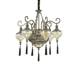 lampa-wiszaca-harem-sp9-kol-brazowy-116006-ideal-lux-zyrandol
