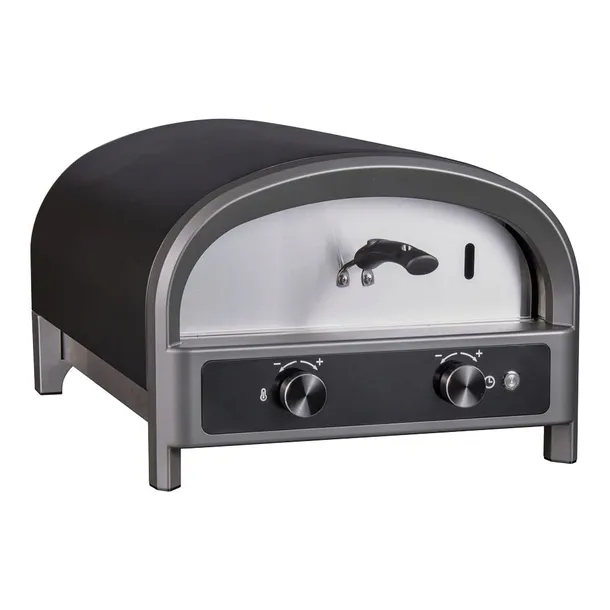 Elektryczny piec do pizzy 12" domowy LCD kontrola temperatury kamień 2200W