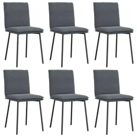 krzesla-stolowe-6-szt-ciemnoszare-obite-aksamitem