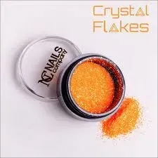 nails-company-pylek-crystal-flakes-neon-orange