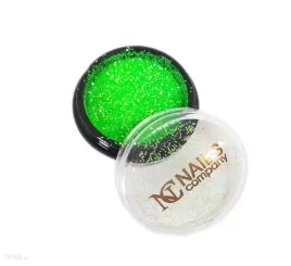nails-company-pylek-crystal-flakes-neon-green