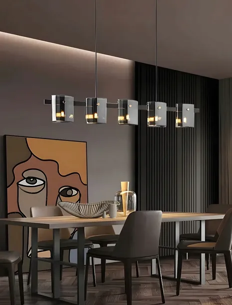 lampa-sufitowa-wiszaca-5-punktowa-szklana-czarna-szara-5xg9-toolight-kolekcja-app1706-5cp