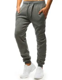 meskie-spodnie-dresowe-joggery-szare-ux2396-xl