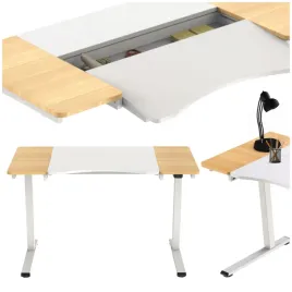 biurko-regulowane-elektryczne-120x60cm-biale-kolor-drewna-pochylny-blat