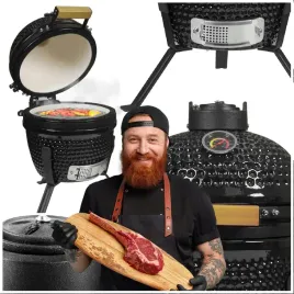 ogrodowy-grill-weglowy-ceramiczny-stal-nierdzewna-13-przenosny-z-pokrywa