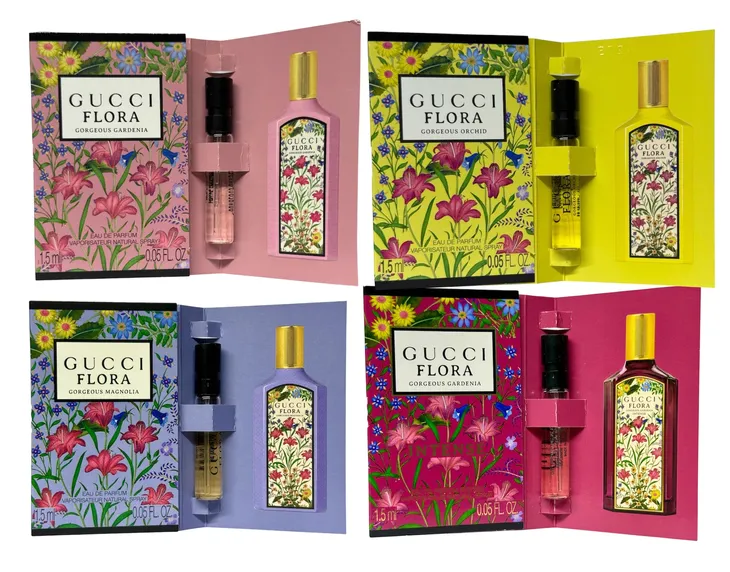 Gucci Flora ZESTAW MARKOWYCH PRÓBEK 4  zapachów dla kobiet