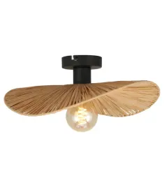 lampa-sufitowa-pleciona-kapelusz-naturalna-boho-sznurek-czarna-okragla-e27