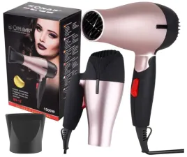 suszarka-do-wlosow-turystyczna-skladana-1500w-mocna-rozowa-koncentrator