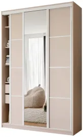 szafa-przesuwna-z-lustrem-150-cm-vita-max-bezowa-wysoka-z-drazkami