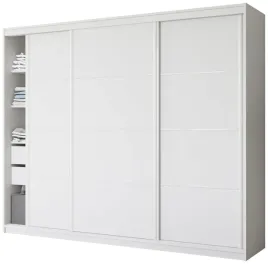 szafa-przesuwna-do-sypialni-250-cm-vita-biala-trzydrzwiowa-z-szufladami