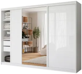 szafa-przesuwna-z-lustrem-280-cm-vita-polysk-z-szufladami-do-sypialni