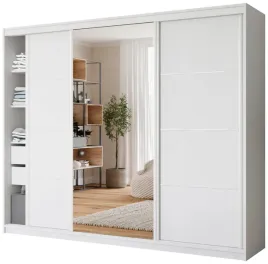 szafa-przesuwna-z-lustrem-250-cm-vita-biala-z-szufladami-do-sypialni