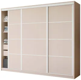 szafa-przesuwna-do-sypialni-250-cm-vita-bezowa-trzydrzwiowa-z-szufladami