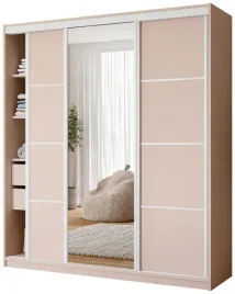 szafa-przesuwna-z-lustrem-180-cm-vita-bezowa-z-szufladami-do-sypialni