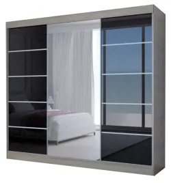 szafa-przesuwna-250x205-3d2l-sonoma-lacobel-czarny