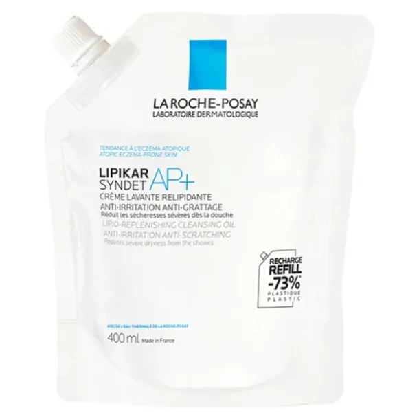 La Roche-Posay Lipikar Syndet AP Kremowy żel myjący refill - 400ml