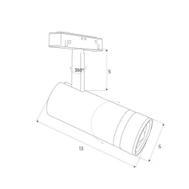 maxlight-m0013d-reflektor-magnetyczny-system-dali-12w-784lm-3000k