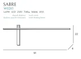 kinkiet-sabre-w0283-maxlight
