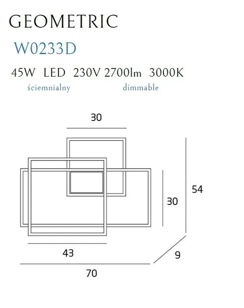 kinkiet-led-geometric-sciemnialny-w0233d-maxlight-stan-nowy-kolor-czarny