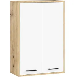 wiszaca-szafka-lazienkowa-pojemna-64-cm-duza-2-drzwi-4-polki-artisan-biala