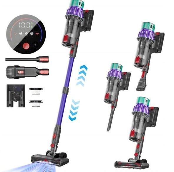 BEZPRZEWODOWY ODKURZACZ PIONOWY 25.9V | MOC 500W | 60 MINUT SPRZĄTANIA