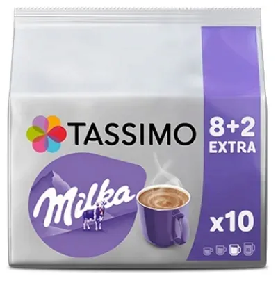 Kapsułki do ekspresu Tassimo Milka gorąca czekolada 8+2