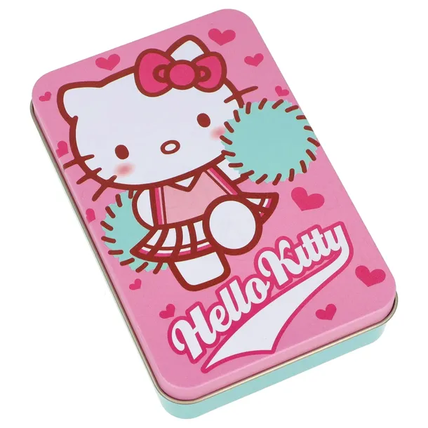 Pudełko metalowe Hello Kitty CHEERLEADER 13x8.5x3 cm