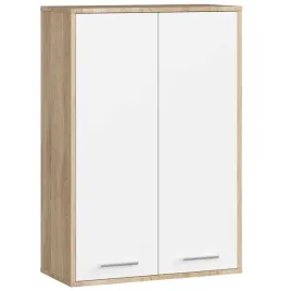 wiszaca-szafka-lazienkowa-pojemna-64-cm-duza-2-drzwi-4-polki-sonoma-biala