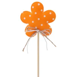 kwiat-na-piku-pomaranczowy-kwiatek-na-patyku-ozdoba-wielkanocna-wiosenna