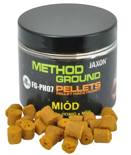 pellets-haczykowy-method-ground-miod-100g-8mm-waga-z-opakowaniem-0-3-kg