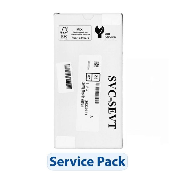 SAMSUNG S23 FE SERVICE PACK Z CZARNY RAMKĄ ORYGINALNY