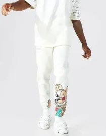 ecru-spodnie-dresowe-ocieplane-joggery-nadruk-mis-regular-fit-boohoo-m