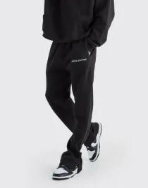 czarne-spodnie-dresowe-proste-klasyczne-ocieplane-boohoo-m