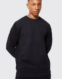 bluza-czarna-klasyczna-gladka-boohooman-s
