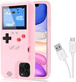 dikkar-gameboy-case-etui-do-iphone-11-konsola-36-gier-rozowy-pancerne