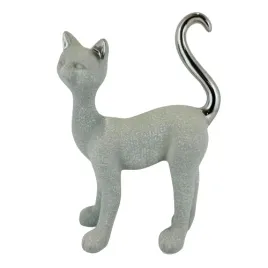 figurka-slodki-kotek-stojacy-szaro-srebrny-165x11x6cm