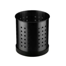 ociekacz-stojak-stalowy-na-sztucce-przybory-z-podstawka-125x13cm-czarny