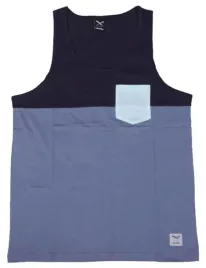 koszulka-tank-top-iriedaily-block-pocket-navy