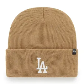 czapka-zimowa-unisex-47-brand-mlb-los-angeles-dodgers-camel-bez