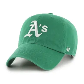 czapka-z-daszkiem-47-brand-oakland-athletics-kelly-47-clean-up-zielona