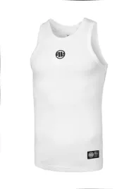 koszulka-meska-tank-top-pit-bull-pitbull-small-logo-bialy