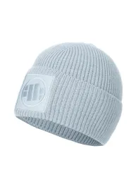 czapka-zimowa-pit-bull-beanie-logo-single-layer-cuff-jasno-niebieska