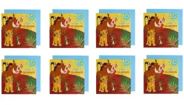 krol-lew-zaproszenia-z-kopertami-8-sztuk-12-x-12-cm