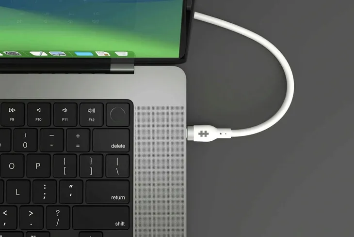 hyper-hj4002whgl-kabel-usb-usb-2-0-2-m-usb-c-bialy