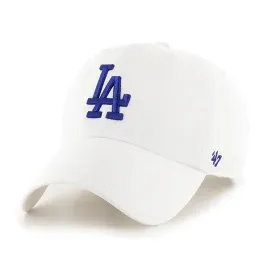 czapka-z-daszkiem-47-brand-los-angeles-dodgers-clean-up-biala