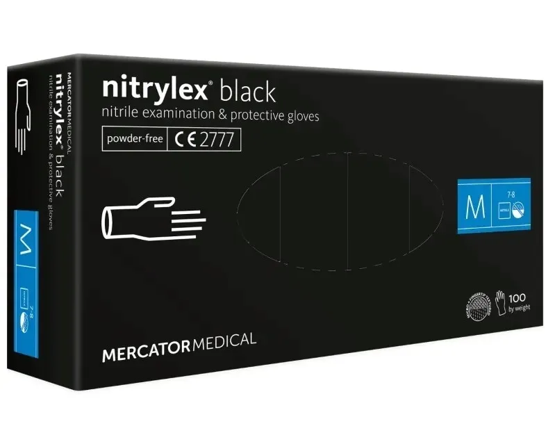 rekawice-nitrylowe-czarne-mercator-nitrylex-basic-rozmiar-m-100-szt-marka-mercator-medical