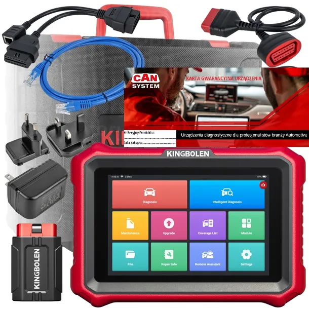 KINGBOLEN K8 PRO TESTER DIAGNOSTYCZNY dożywotni update FULL j.Polski
