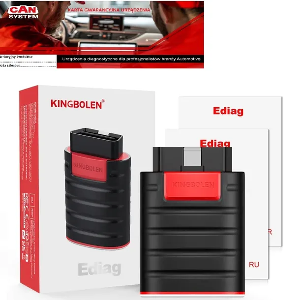 Komputer diagnostyczny Ediag Full software PL Wersja EUROPEJSKA